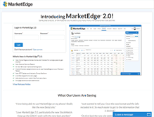 Tablet Screenshot of marketedge.com